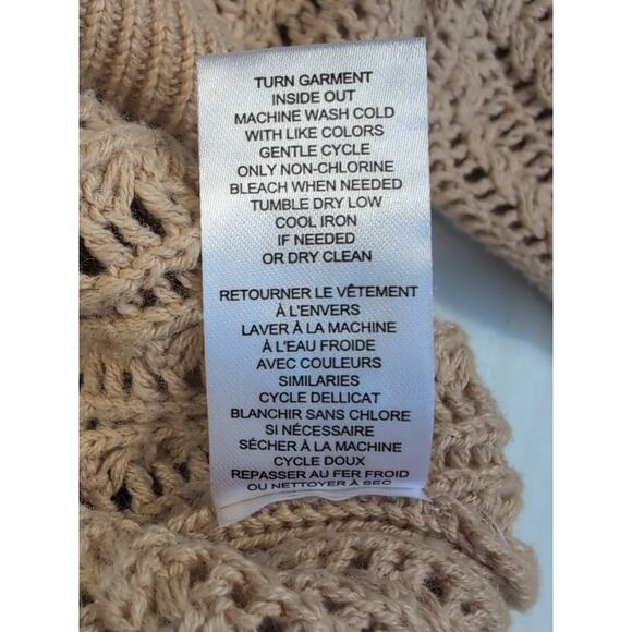 Elie Tahari Women’s V-Neck Button Front Cardigan Sweater Beige L – Long Sleeve K - Picture 11 of 13